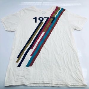 Like New Her Universe Star Wars 1977 Mens 2XL Cream Tshirt SOLD OUT Our Universe